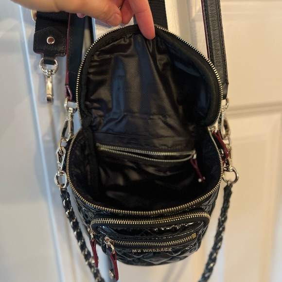 MZ Wallace Black Quilted Crossbody Bag - Picture 7 of 8